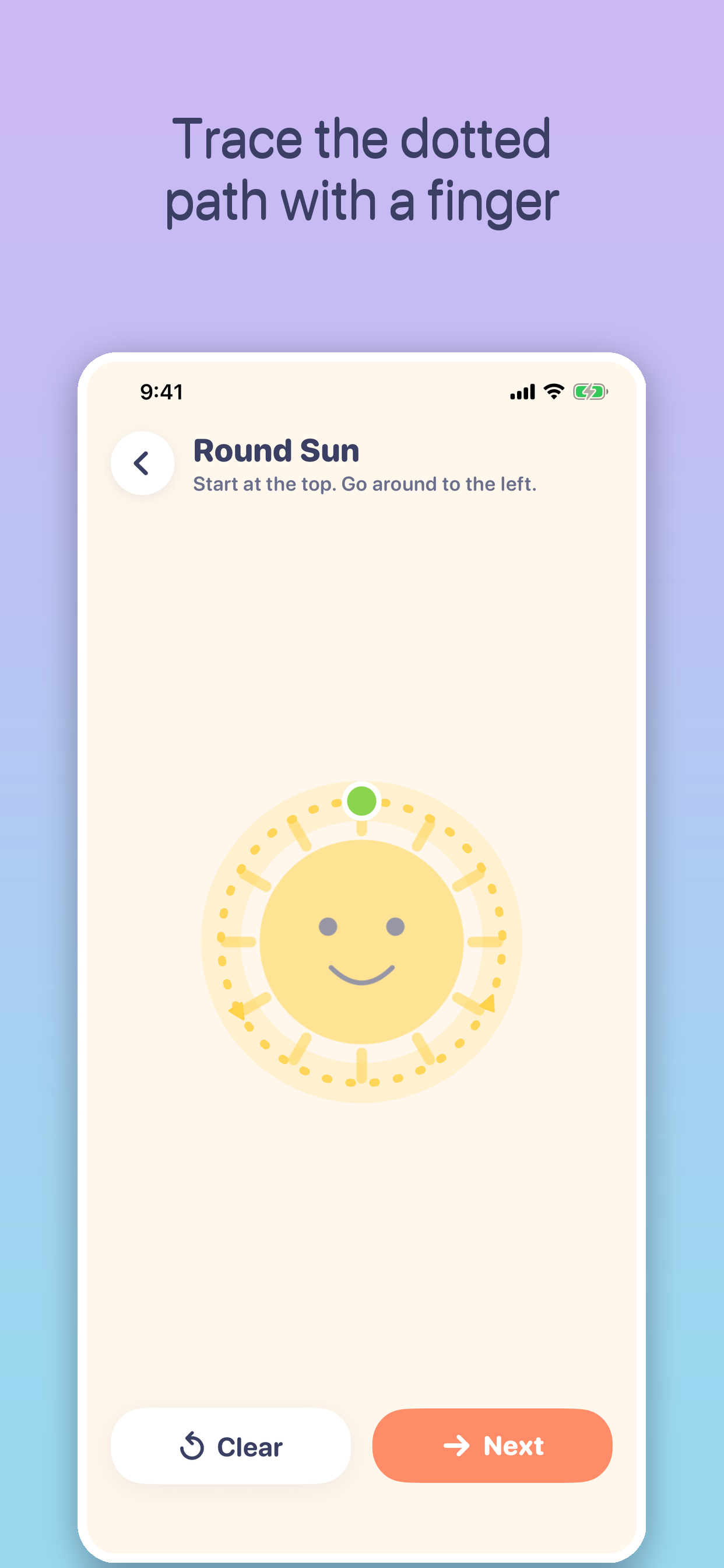 Tracing the round sun